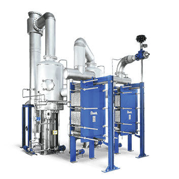 Испаритель с пластинами - Schmidt® SIGMASTAR - API Schmidt-Bretten, API Heat Transfer group - с принудительной циркуляцией / с вползающей пленкой / для процесса