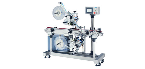 Автоматическая этикетировочная машина - AAM-220 - CHYNG CHEEUN MACHINERY CO.,LTD - для наклеивания на верхнюю часть / горизонтальная