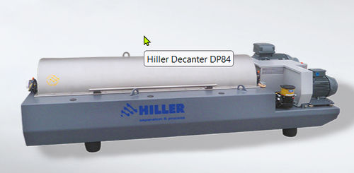 Отстойник для дегидратации шлама - DP84 - Hiller GmbH - центробежный / горизонтальный / большого объема