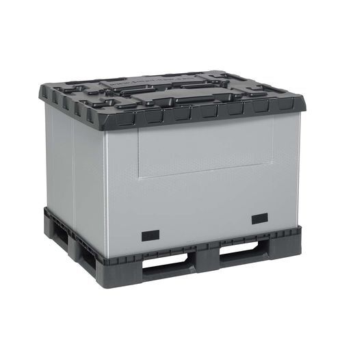 Ящичный поддон со складным sleeve - SF 1000 TB - SMART FLOW EUROPE - из пластика / для хранения / складной