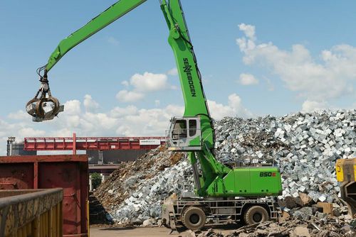 Гусеничный ковш для транспортировки материалов - 850 E series - SENNEBOGEN Maschinenfabrik GmbH - колесный / гидравлический / электрический