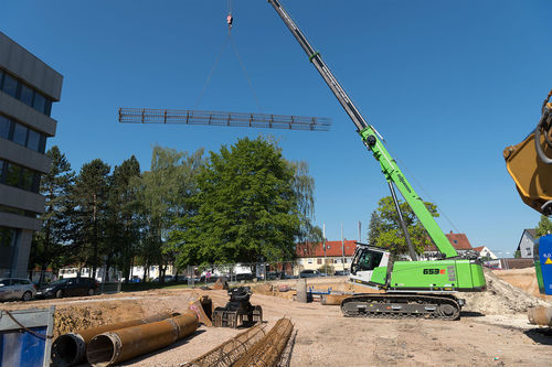Телескопический башенный кран - 653 E - SENNEBOGEN Maschinenfabrik GmbH - гусеничный / со стрелой / для строительства