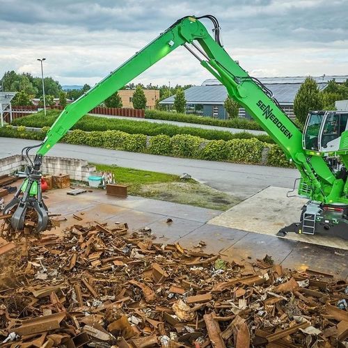 Гусеничный ковш для транспортировки материалов - 830 G - SENNEBOGEN Maschinenfabrik GmbH - колесный / гидравлический