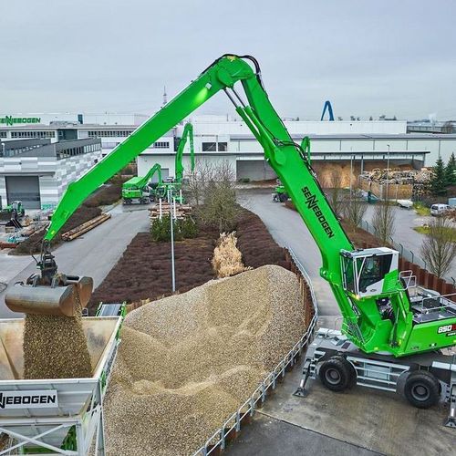 Колесный ковш для транспортировки материалов - 850 G - SENNEBOGEN Maschinenfabrik GmbH - электрический / гибридный