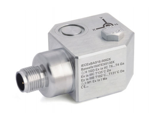Трехосевой акселерометр - HS-173I series - Hansford Sensors - пьезоэлектрический / искробезопасный / IP67