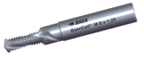 Фрезер твердый карбид - BAER-Company - для нарезания резьбы / для цветных металлов / с цилиндрическим хвостовиком