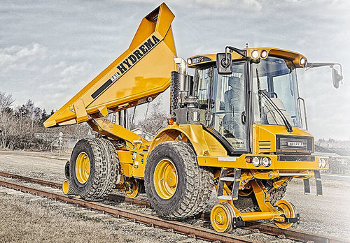 Шарнирный думпер - 912FS Rail - Hydrema A/S - дизельный / вездеход