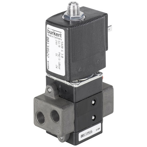 Пневматический распределитель с заслонкой - 5420 - BÜRKERT FLUID CONTROL SYSTEMS - управление от соленоида / с контролируемым приводом / пневматический