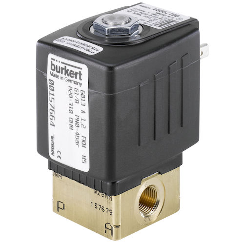 Электромагнитный клапан прямого действия - 6013 - BÜRKERT FLUID CONTROL SYSTEMS - 2 канала / NF / NO