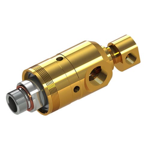 Поворотное соединение для воды - 7101 - HAAG + ZEISSLER Maschinenelemente GmbH - 2 прохода / из алюминия / из латуни