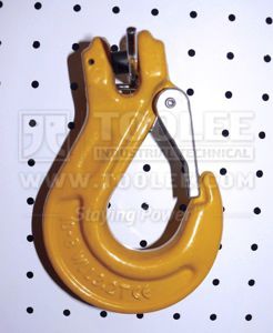 Крюк для подъема - 1224 series - TOOLEE INDUSTRIAL TECHNICAL INC. - с проушиной / с предохранительной защелкой / из стали