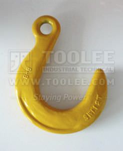 Крюк для подъема - 1247 series - TOOLEE INDUSTRIAL TECHNICAL INC. - с проушиной / для высоких нагрузок / из стали