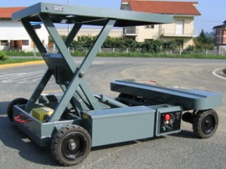 Ножничный подъемный стол - PEF 500 - Gruniverpal S.r.l. - гидравлический / мобильный