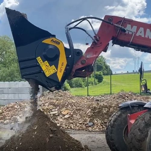Ковш дробилка - MB-L200 S2 - MB Crusher - для компактного погрузчика / для погрузчика / для телескопического погрузчика