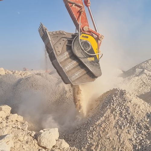 Ковш дробилка - BF135.8 - MB Crusher - для гидравлического экскаватора