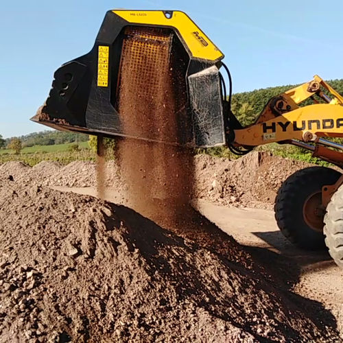 Просеивающий ковш - MB-LS220 S2 - MB Crusher - для погрузчика / для экскаватора-погрузчика / для легкого материала