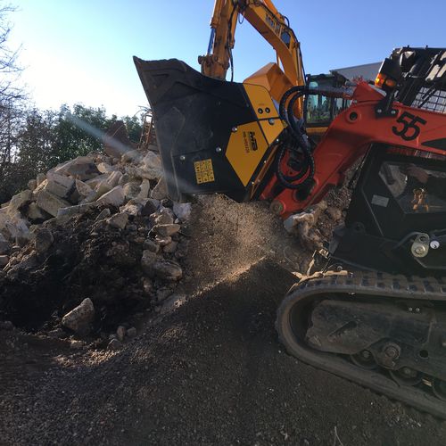 Просеивающий ковш - MB-HDS220 - MB Crusher - для компактного погрузчика / для погрузчика / для экскаватора-погрузчика