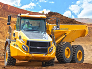 Шарнирный думпер - B25E  Supertruck - Bell Equipment Co SA - с тепловым двигателем / для шахт и карьеров