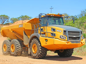 Шарнирный думпер - B40E - Bell Equipment Co SA - с тепловым двигателем / для шахт и карьеров