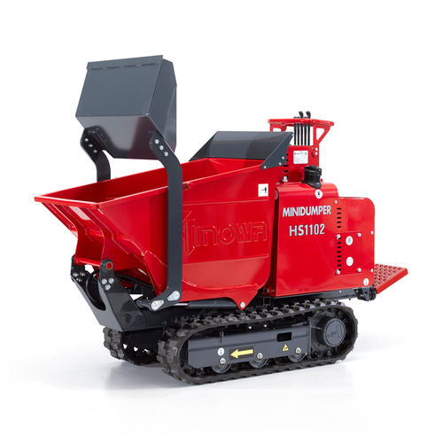 Гусеничный мини-опрокидыватель - HS1102 - HINOWA SPA - дизельный / с фронтальной загрузкой / с подъемным ковшом