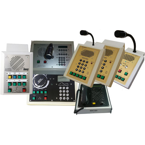 Система переговорного устройства для контроля доступа - Pupitre interphone - SATEC - для судна / для письменного стола / для лифта