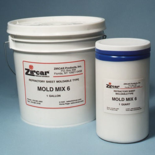 Паста для формования - Mix 6 - Zircar Refractory Composites - теплоизоляционная / из оксида алюминия / керамическая