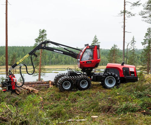Колесная лесозаготовительная машина - 931 - KOMATSU Forest