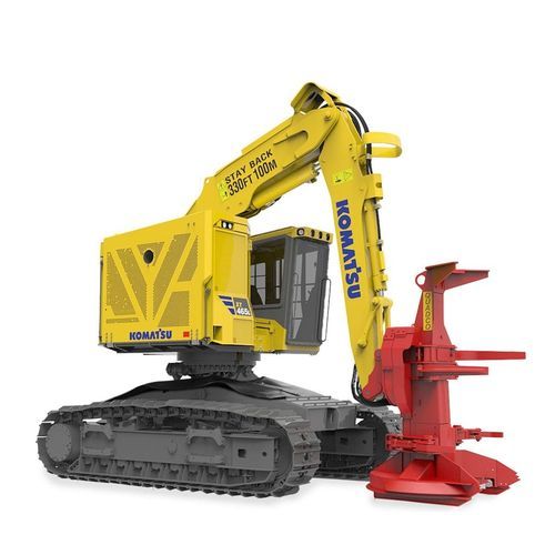 Гусеничная валочно-пакетирующая машина - XT465L-5 - KOMATSU Forest - форвардер
