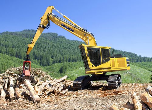 Гусеничная лесозаготовительная машина - PC210LL-10 - KOMATSU Forest
