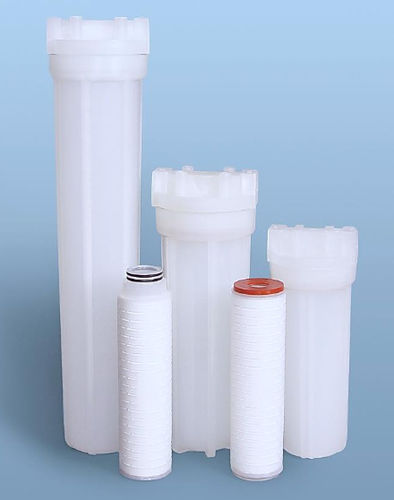 Однокартриджный картер для фильтра - CHPN series - Critical Process Filtration - для жидкостей / из пластмассы