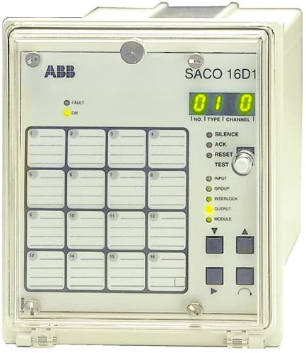 Индикатор аварийного сигнала для использования на морских судах - SACO 16D1 - ABB Oy Distribution Automation - 16 цифровых входов