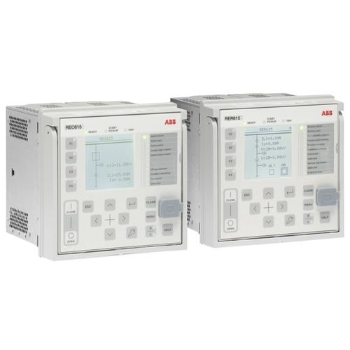 Реле для наблюдения мощности - REC615  - ABB Oy Distribution Automation - перегрузки / трехфазовое / для монтажа на панели