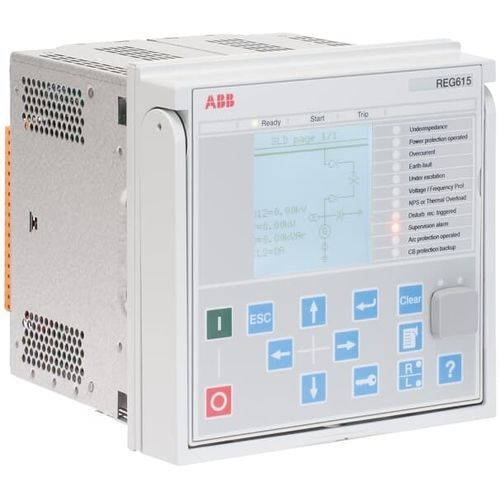 Защитное реле мощности - REG615  - ABB Oy Distribution Automation - для генератора / для монтажа на панели / штекерное