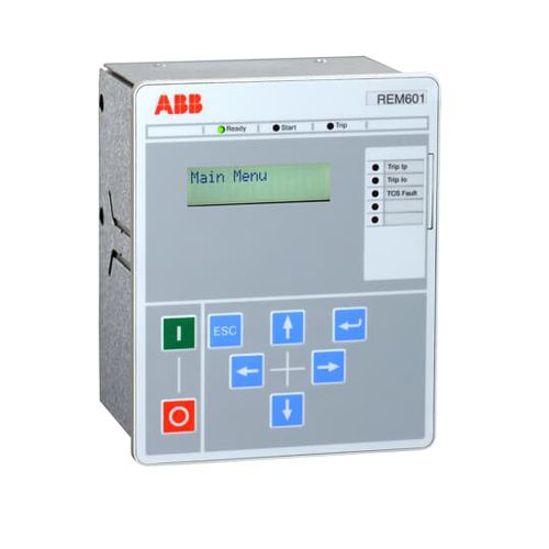 Реле защиты от перегрузки - REM601 - ABB Oy Distribution Automation - порядка чередования фаз / трехфазовое / для электрического двигателя