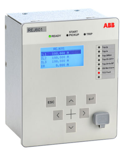 Реле защиты от перегрузки - REJ601 - ABB Oy Distribution Automation - мощности / порядка чередования фаз / AC/DC