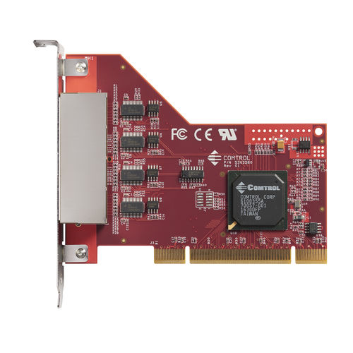 Мультипортовая коммуникационная плата 4 порта - 30023-6 - Comtrol Corporation - RS232 / шина PCI / RJ45