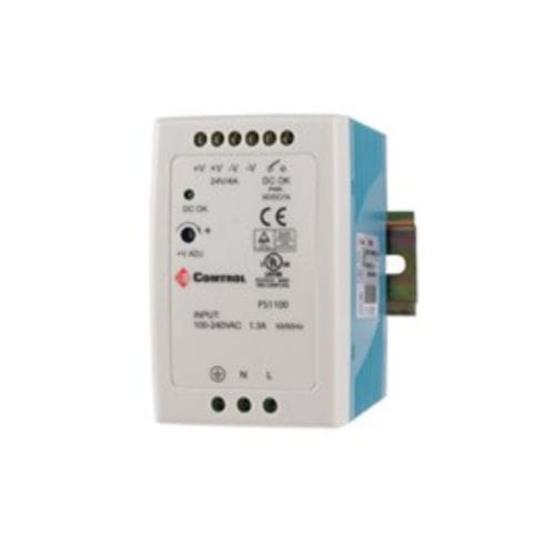 Источник электропитания на DIN-рейке - PS1100 - Comtrol Corporation - AC/DC / с одним выходом / регулируемый