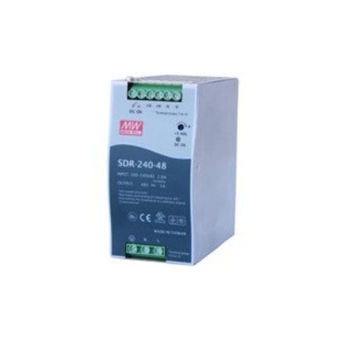 Источник электропитания на DIN-рейке - MeanWell SDR-240-48 - Comtrol Corporation - AC/DC / регулируемый / высокая мощность