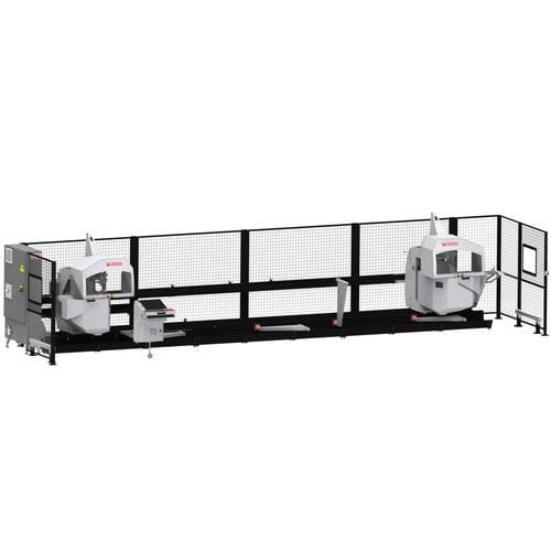 Станок для резки с двумя головками - ZM 1060  - KABAN MAKINA SANAYI VE TIC. LTD. STI - с ножом / для алюминия / для алюминиевых профилей