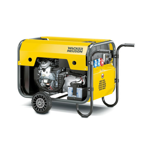 Генераторная установка с бензиновым двигателем - GS12AI - Wacker Neuson SE - трехфазовая / на колесиках / непрямой впрыск