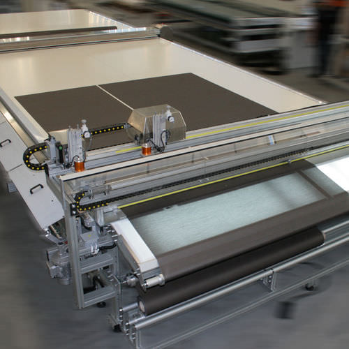 Станок для резки с вращающейся пластиной - SM-400-TA - SolarEdge Automation Machines S.p.A. - ультразвуковой / для тканей / ЧПУ