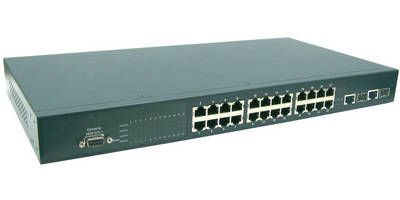 Преобразователь оптического волокна - 24 x 10/100TX, 2 x 10/1000T + 2x1000SFP - eks Engel GmbH & Co. KG - Ethernet
