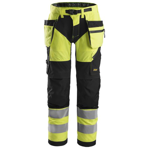 Рабочий брюки - 6932 - Snickers Workwear AB - высокая видимость / тип 2 / из полиэстера