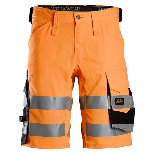Рабочий шорты - 6136 - Snickers Workwear AB - высокая видимость / тип 2 / из полиамида