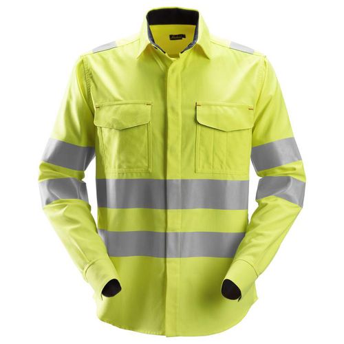 Рабочая рубаха - 8562 - Snickers Workwear AB - антистатическая / высокая видимость / из хлопка