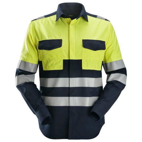 Рабочая рубаха - 8563 - Snickers Workwear AB - высокая видимость / для сварки / EN ISO 11612 A1