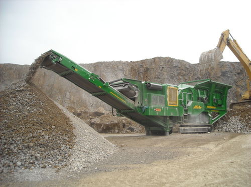 Ударная камнедробилка - I54 - McCloskey International Limited - мобильная / с дизельным двигателем / гусеничная