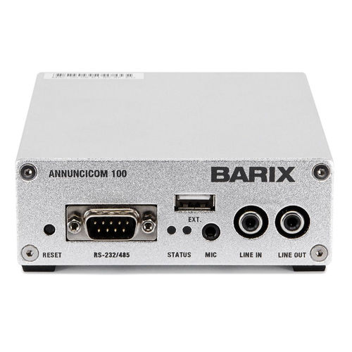 Система переговорного устройства аудио - Annuncicom 100 - Barix - IP
