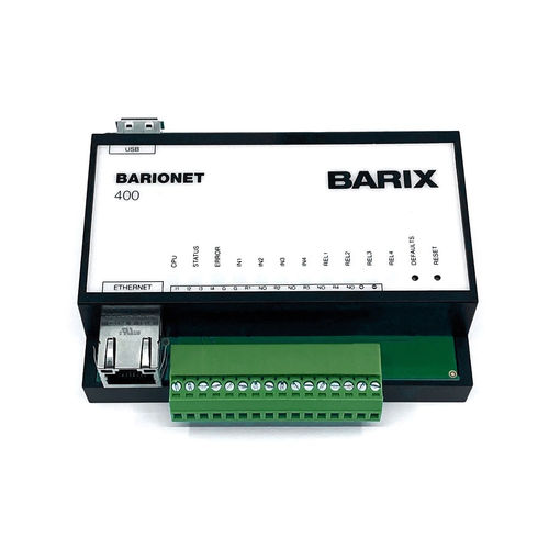 Цифровой модуль входа/выхода - BARIONET 400 - Barix - Ethernet / USB / 4 цифровых входа