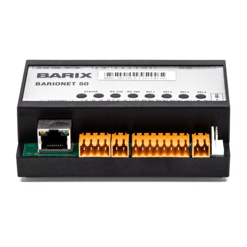 Цифровой модуль входа/выхода - Barionet 50 - Barix - Ethernet / RS-485 / RS-232